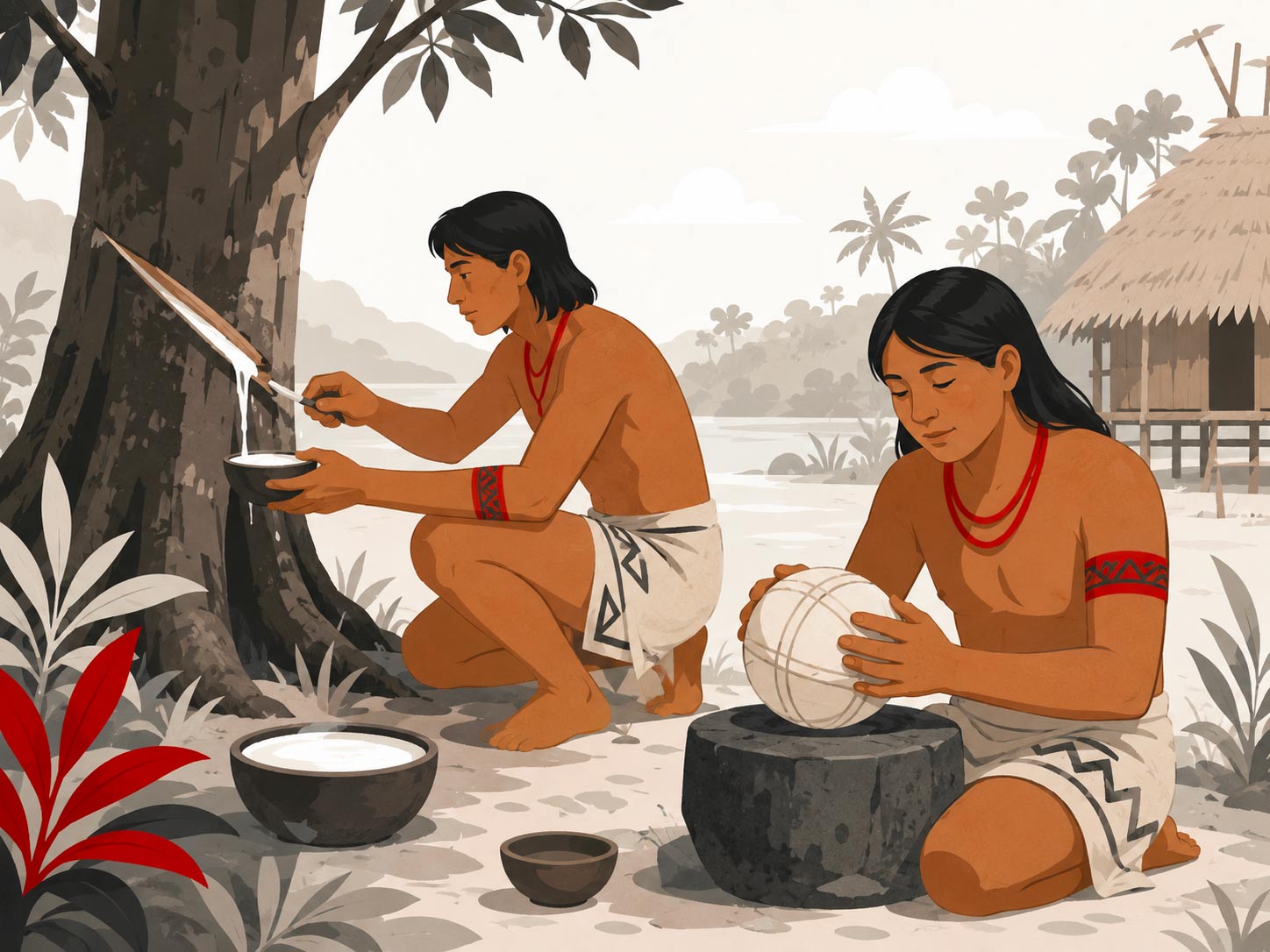 Discovery of natural rubber